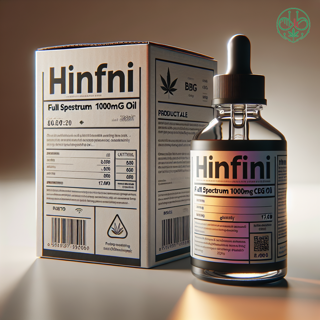 HINFINI - Huile CBG period SPECTRE COMPLET 1000mg